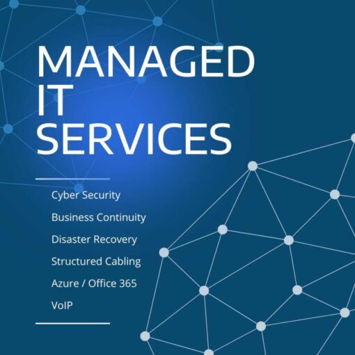 Managed IT Services Cyber Security Business Continuity Disaster Recovery Structured Cabling Axure/Office 365 VoIP